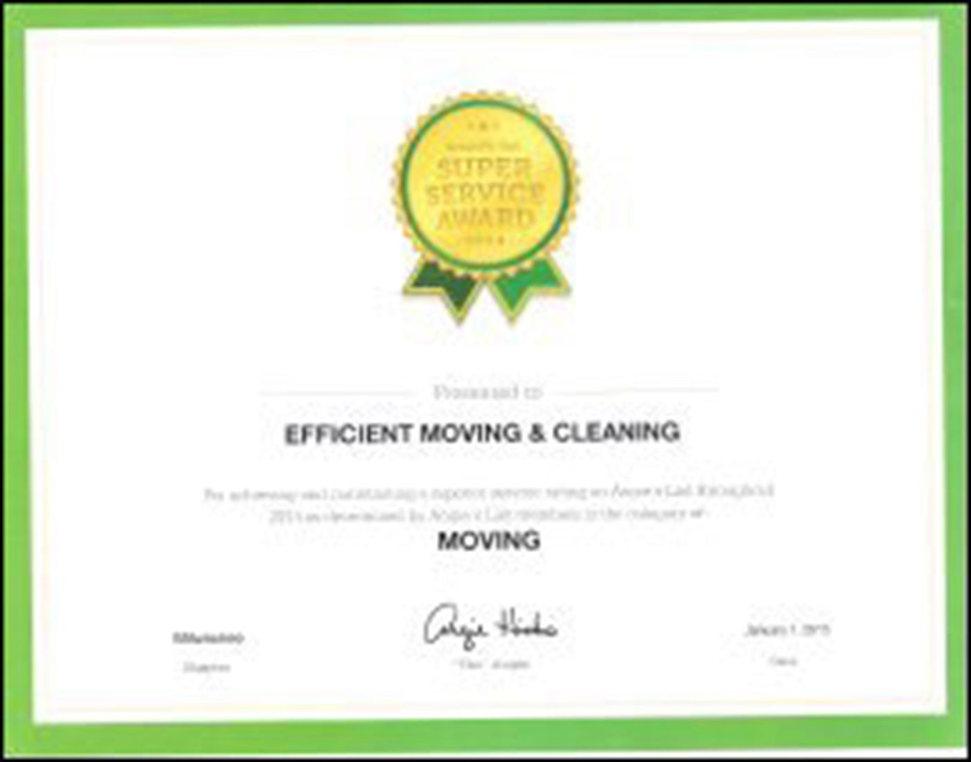 Cleaning and removal work by Efficient Cleaning in Milwaukee – job 137