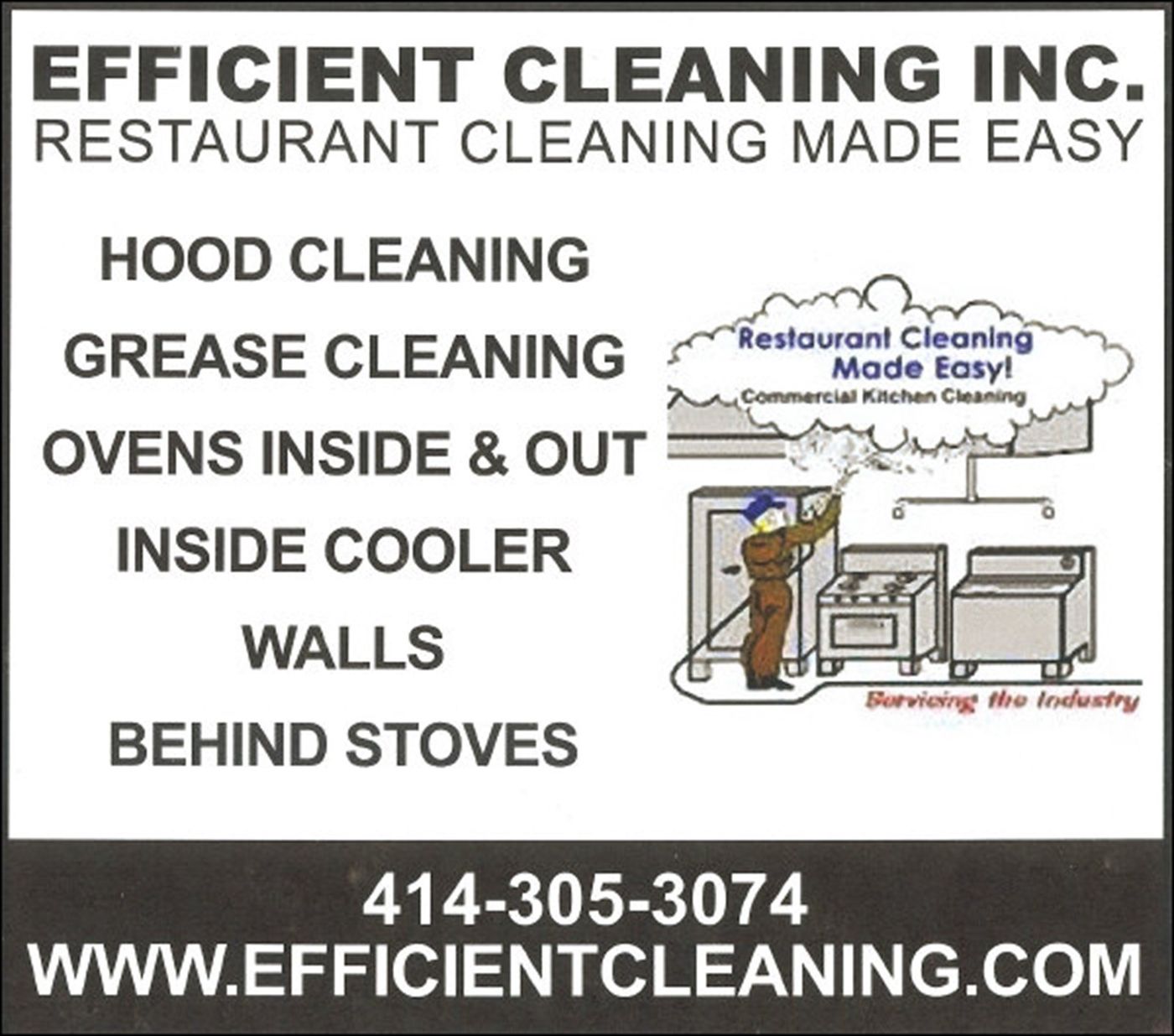 Cleaning and removal work by Efficient Cleaning in Milwaukee – job 183