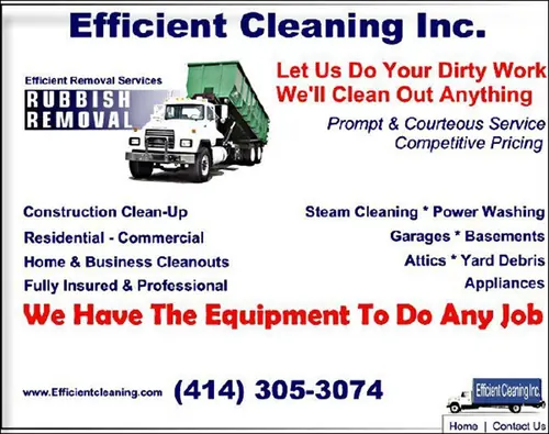 Efficient Cleaning job 152, Milwaukee