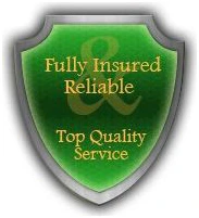 Fully insured and reliable: top quality service